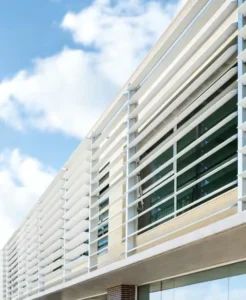 Modern Aluminum Alloy Eco Friendly Vertical Louver Aerofoil Louver Residential House