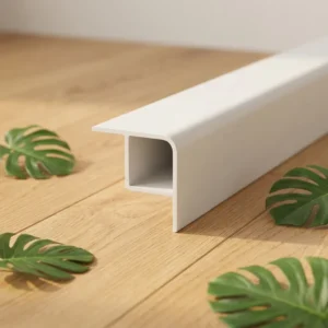 Modern Aluminum Alloy Square Tile Trim Waterproof Durable Powder Coating White for External Corner Wall Strip
