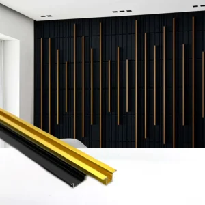 Modern Aluminum Decorative Profile Metal Wall Board Ceiling Molding Edge Trim for Interior Hotel Decoration