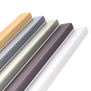 Modern Aluminum Tile Trim Profiles Metal Floor Wall Curve Decorative Strip Edge Trim Corner Strip for Tile Accessories