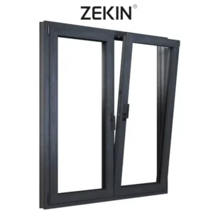 Modern Aluminum Tilt Turn Casement Window Profile for Apartment Villa Soundproof Low-E Glass Energy Saving Multiple
