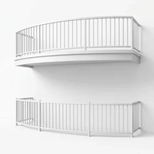 Modern Bar Premium Aluminum Alloy Rust Resistant Railing for Balcony Stair Hotel Apartment Residential Commercial Construction