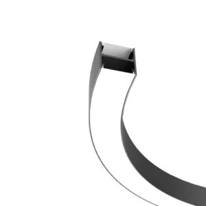 Modern Bending Curved 50mm Wide LED Strip Aluminum Profile Light