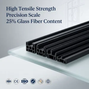Modern Corrosion Resistant PA66GF25 Hollow Thermal Break Strip Soundproof Window Door Accessories ISO9001 Certified for High end