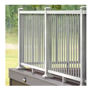 Modern Design Aluminum Railing Vertical Durable Use Balcony Aluminum Railing