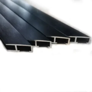 Modern Design Black Eco friendly Metal Aluminum Profile Mouldings Custom Size Frame Decorative Aluminum Photo Frame for DIY