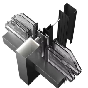 Modern Designed Detachable Glass and Aluminium Curtain Wall Systems Commercial and Villa Application Aluminum Profile Panels