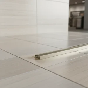 Modern Durable Waterproof Aluminum Alloy Baseboard Tile Accessories for Home Flooring Border