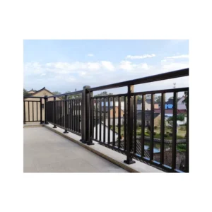 Modern Fully Assembled Outdoor Handrail Aluminum Deck Railing Steel Iron Material Fully Enclosed Balustrades Handrails