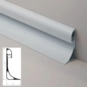 Modern Home Hotel LED Profile Light Aluminum Skirting Top Corner Ceiling Elegant Surface Mount Design for Interior Mouldings