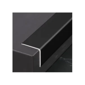 Modern Home Interior Design Black Aluminum L Shape Profile for Wall Tile Decoration with Alloy Corner Protectors