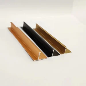 Modern Indoor Decor Inlay Strips Aluminum Alloy Gold Tile Trim Furniture Tile Accessories for Apartment Use