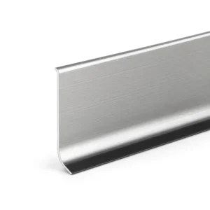 Modern Industrial Aluminum Decorative Trim Profile with Brushed Surface for Hotel Villa Wall and Floor Edge Protection