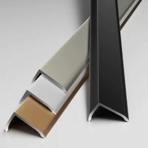 Modern L Shaped Aluminum Alloy Profile Corner Guard Tile Edging Trim Decorative Wall Protector Strip Molding for Kitchen