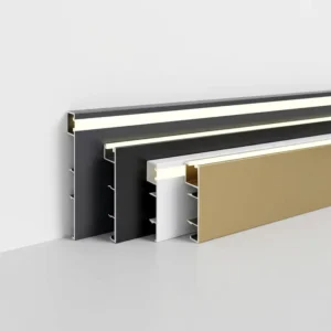 Modern LED Aluminum Profile Corrosion Resistant Durable Floor Trim for Home Hotel and Building Construction Projects