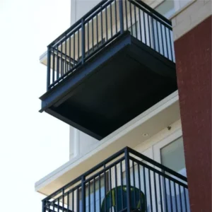 Modern Look Heavy Duty Aluminum Balcony Railings High Durability Anodized Aluminum Alloy Balustrade for Apartments Flooring