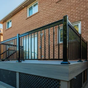 Modern Outdoor Garden and Courtyard High strength Aluminum Handrails and Railings Are Durable and Easy to Install