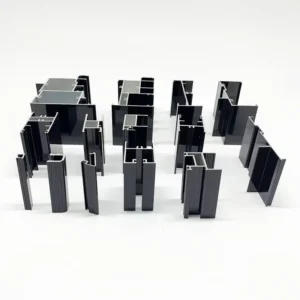 Modern Sliding Horizontal Aluminum Alloy Window Profiles for Apartment Buildings