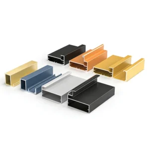 Modern Slim Aluminum Cabinet Door Frame Profiles for Kitchen Cabinet Wardrobe Sleek Home Furniture Design
