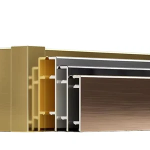 Modern Style Stainless Steel Decorative Profiles Floor Skirting Profile for Apartment Installations