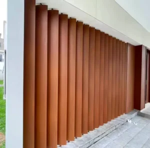Modern Vertical Exterior Aluminum Louver Sunshade Panel with Adjustable Sun Control System for Building Facade Energy Saving