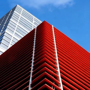 Modern Vertical Louver Industrial Warehouse Aluminum Alloy Panel Exterior Decorative Lightweight Durable Eco Friendly Shutter 5