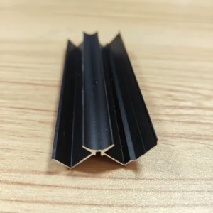Modern Wall Aluminum Profile Decoration W Shaped Edge Trim Decorative Aluminum Corner Trim 9MM