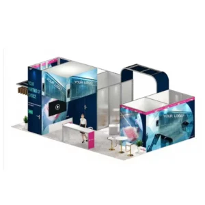 Modular Aluminum Profile System for U.S. European Exhibition Booths Foldable Portable Reusable Cost Effective