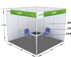 Modular Aluminum Profile Waterproof Modern Trade Exhibition Booth for 10x10ft Standard Exhibition Stand Used Display