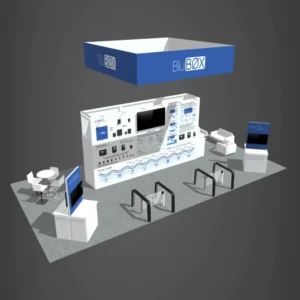 Modular Reusable Aluminum Profile Eco Friendly Portable Lightweight Exhibition Booth Design Customized Booth Booth Exhibition