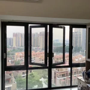 Multi Sealed Waterproof Aluminum Casement Window for Balcony Application