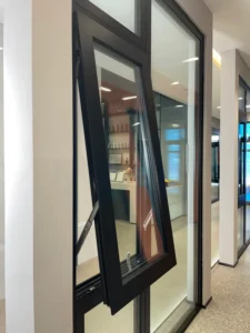 NFRC70A Aluminum Awning Window Outward Opening Thermal Break Double Glazed NFRC Certified Energy Efficient Soundproof Waterproof