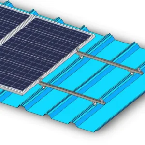 New Design Adjustable Solar Mounting Brackets Aluminum Stainless Steel Flat Roof System 25-Year Service Life Anodized Surface