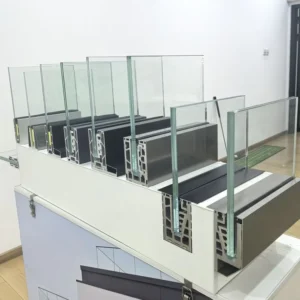 New Model 10-20mm Glass Heavy Duty Aluminum Base Profile for Frameless Glass Railing USA Builders Supply