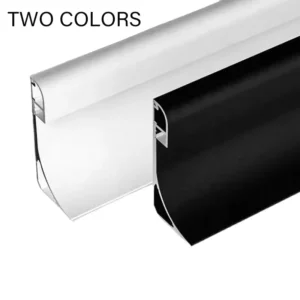 No Grooving Led Aluminum Profile for Back Light Top Corner Line Skirting Line Wall Washing Light Ceiling Home Decoration