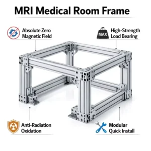 Non Magnetic Aluminum Frame for MRI Medical Equipment Room