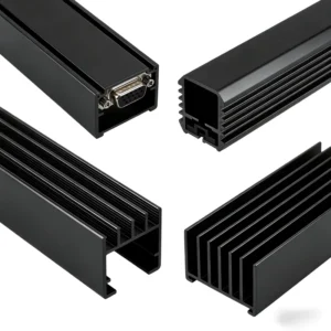 OEM Bending Cutting Square Shape Extruded 6000 Series Aluminum Alloy Electronics Housing Enclosure Heatsink LED Strip Profile