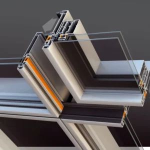 OEM Curtain Wall Profiles Exterior Structural Glazing Aluminum Curtain Wall Facade Profile Metal Curtain Wall