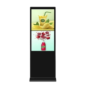 OEM Floor Standing Digital Advertising Display Screen High Brightness Energy Saving LCD Panel 43 49 55 65 75 85 Inches