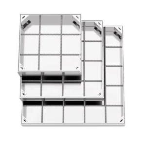 OEM Locking Square Invisible Aluminum Manhole Cover Durable Seal Recessed Access Cover for Road