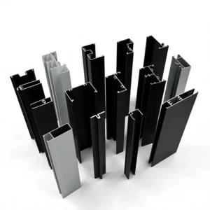 OEM Modern Design 6063 Alloy Powder Coated Aluminium Curtain Wall Profiles Externally Structured Glass Metal Facade Profiles