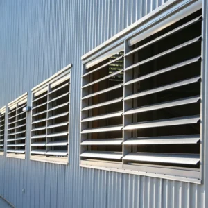 OEM ODM Vertical Eco Friendly Architectural Facade Ventilation Curtain Wall Decoration Adjustable Sunshade Aluminum Louver