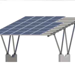 OEM Solar Carport Frame Kit Aluminum Structure for Solar Panel Installation