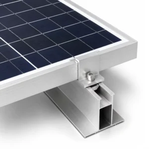 OEM Solar Panel Roof Rail AL6005 T5 Aluminum Alloy PV Mounting Accessories for Rooftop and Carport with Anodized Surface