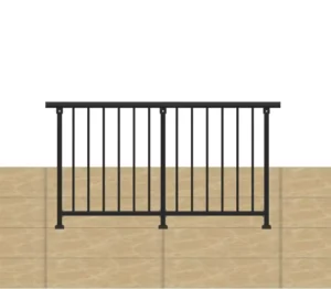 OEM&ODM Services Different Design Stair Handrails Balcony Railings Aluminum Railing for Deck