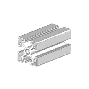 Ob 4545c Silver White Clear Anodized Customized Aluminium Profile for Shelf Industrial