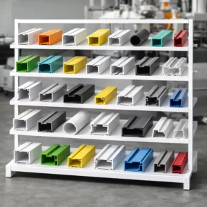 Oem Competitive Price High Quality Custom Durable Eco Friendly Plastic Extrusion PVC Profile for Office Building Use Made China