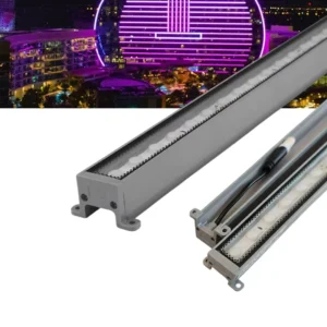 Office Garden Parking Lot Aluminum Profile Pendant Light Waterproof LED Suspended Hanging Wall Mounted Linear Light