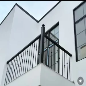 Outdoor Aluminum Balcony Stair Railing Handrail with Rust Resistant Modern Design Customizable for Indoor Outdoor Use