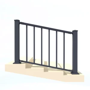 Outdoor Modern Metal Balustrade Design Aluminum Balcony Railing Stair Railing Deck Railing and Handrail